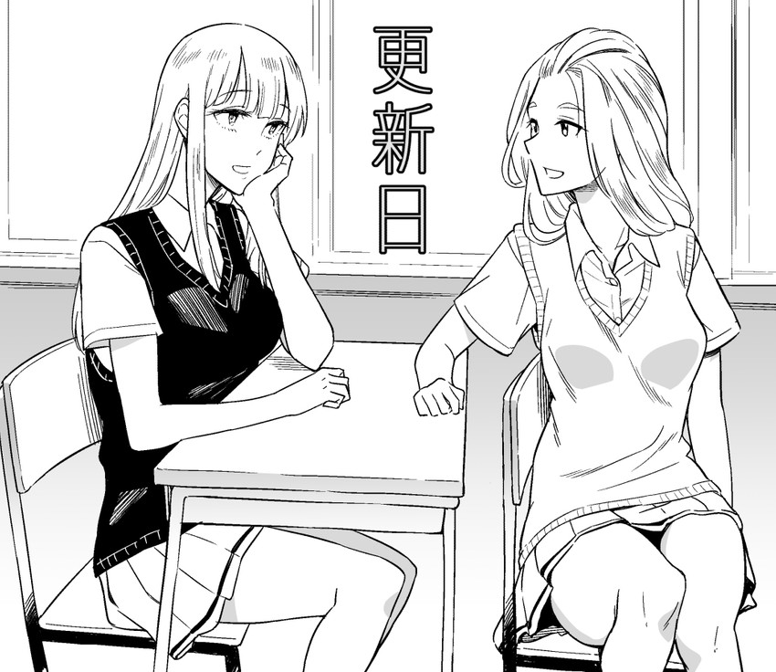 katou asuka and okada akane (watashi ga motenai no wa dou kangaetemo omaera ga warui!) drawn by orikuchi_hirata