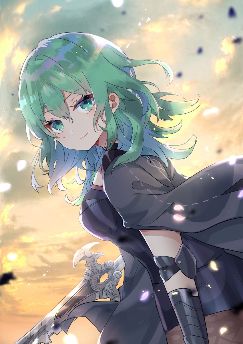 female byleth (fire emblem and 1 more) drawn by yutsuchi