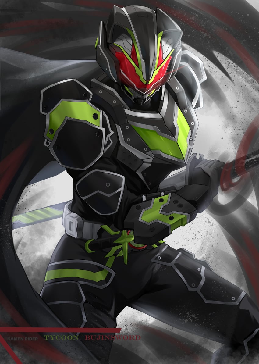 kamen rider tycoon and kamen rider tycoon bujinsword (kamen rider and 1 more) drawn by unique_(pixiv12704744)