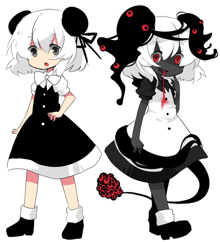 warawau nyamunyamu and warau warawau (towelket wo mou ichido and 1 more) drawn by mikan_(ama_no_hakoniwa)
