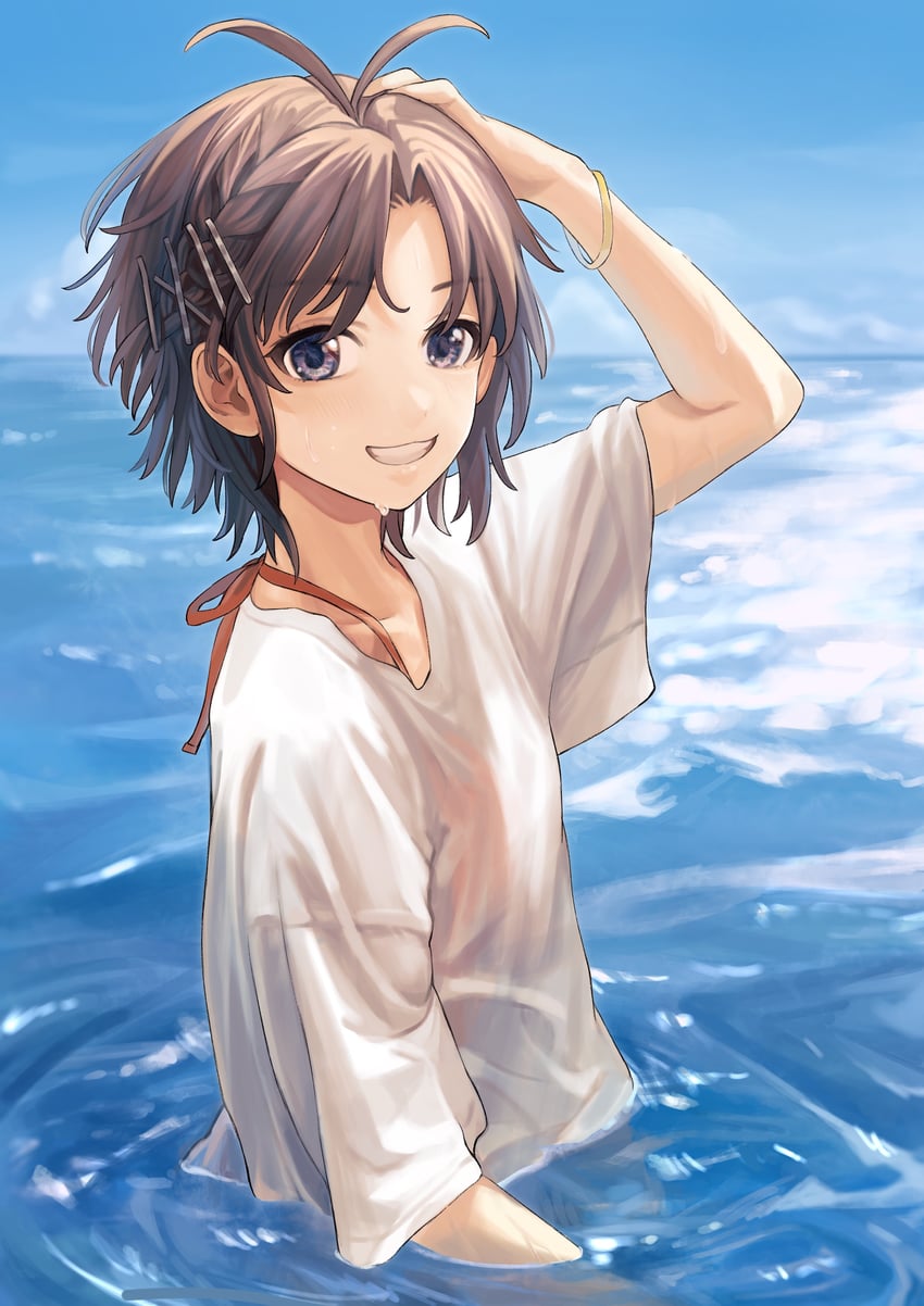 kikuchi makoto (idolmaster and 1 more) drawn by tanupon