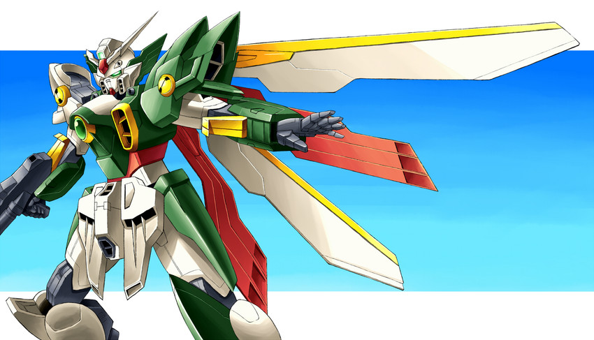 wing gundam fenice (gundam and 1 more) drawn by ma_tsukasa