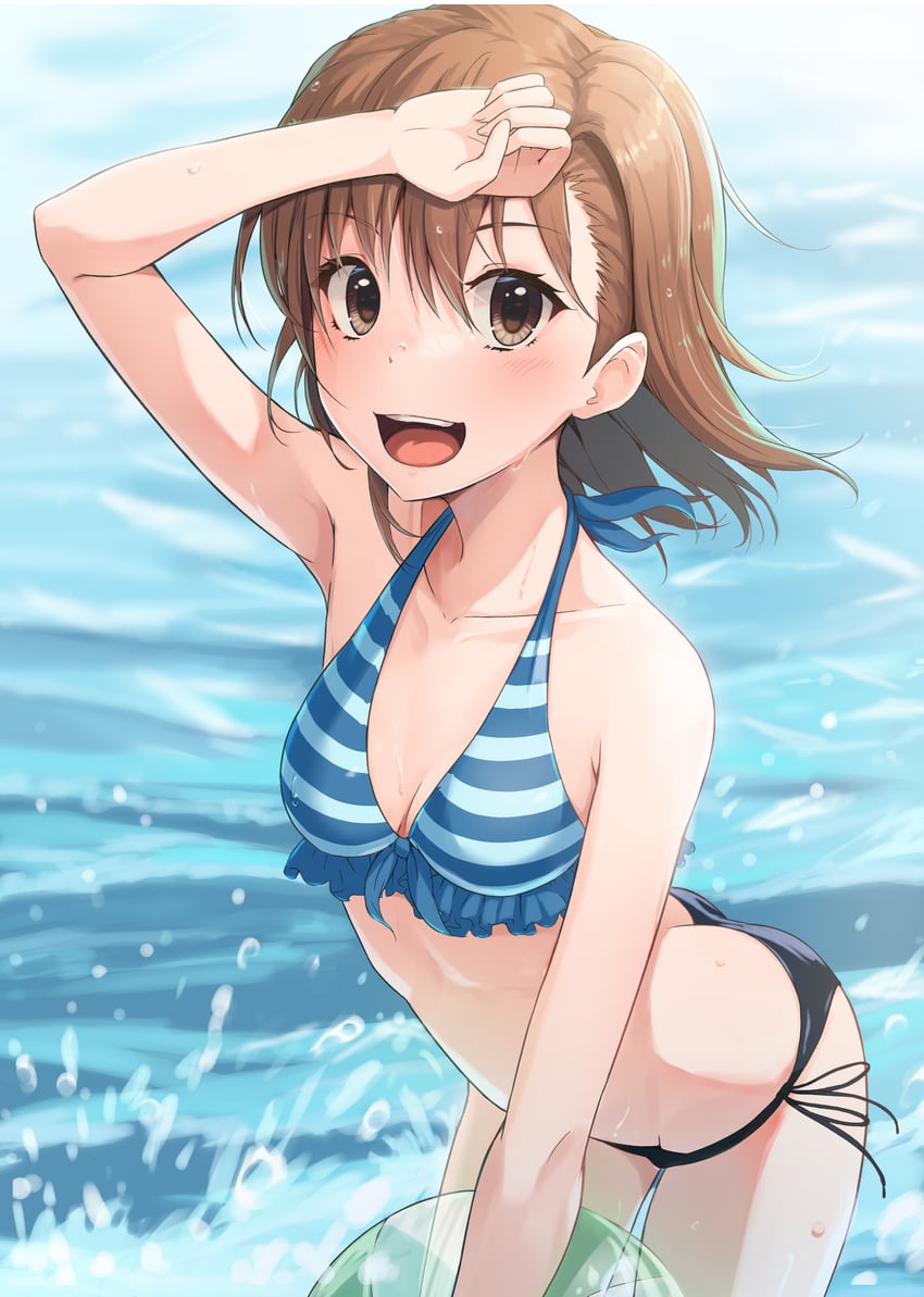 misaka mikoto (toaru majutsu no index and 1 more) drawn by k3rd