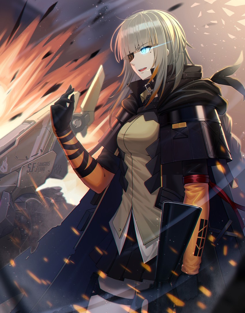 m16a1 and manticore (girls' frontline) drawn by jiafei2o3