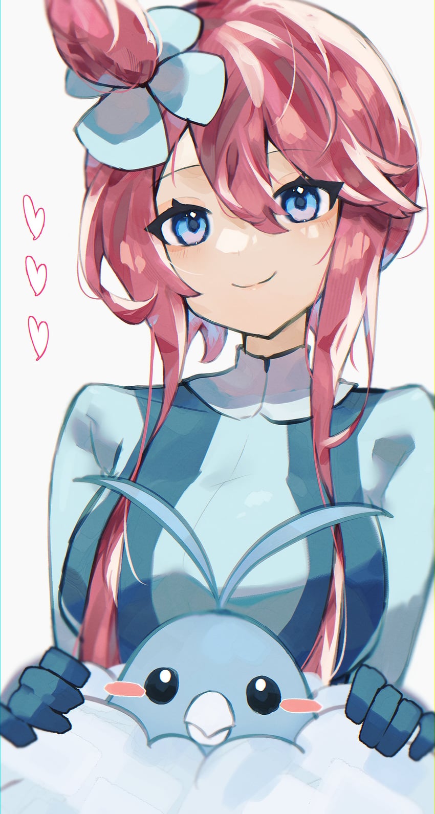 skyla and swablu (pokemon and 1 more) drawn by asatte_3z