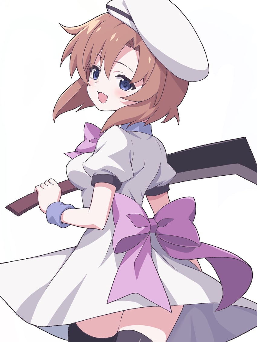 ryuuguu rena (higurashi no naku koro ni) drawn by niyane