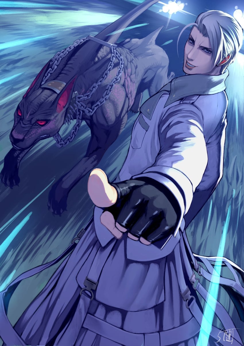 rufus shinra and dark nation (final fantasy and 2 more) drawn by 5tatsu