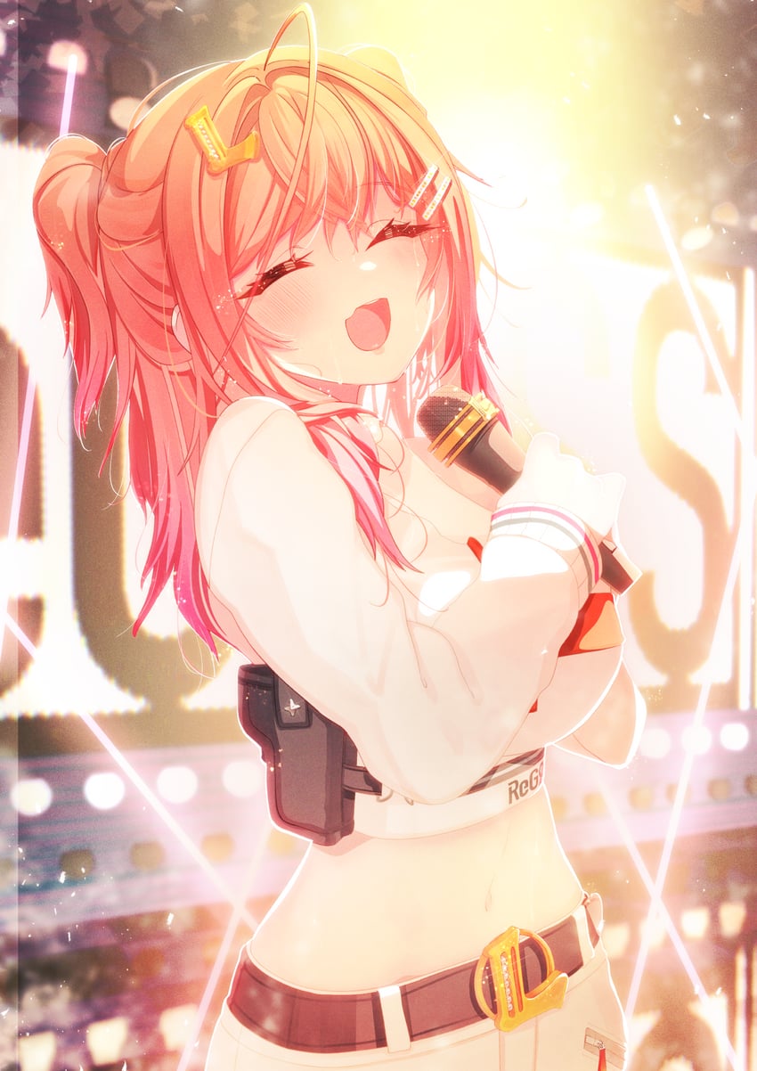 ichijou ririka (hololive and 1 more) drawn by unier