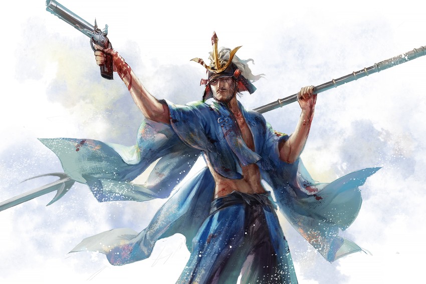 ashina isshin and sword saint isshin (sekiro: shadows die twice) drawn by kdash