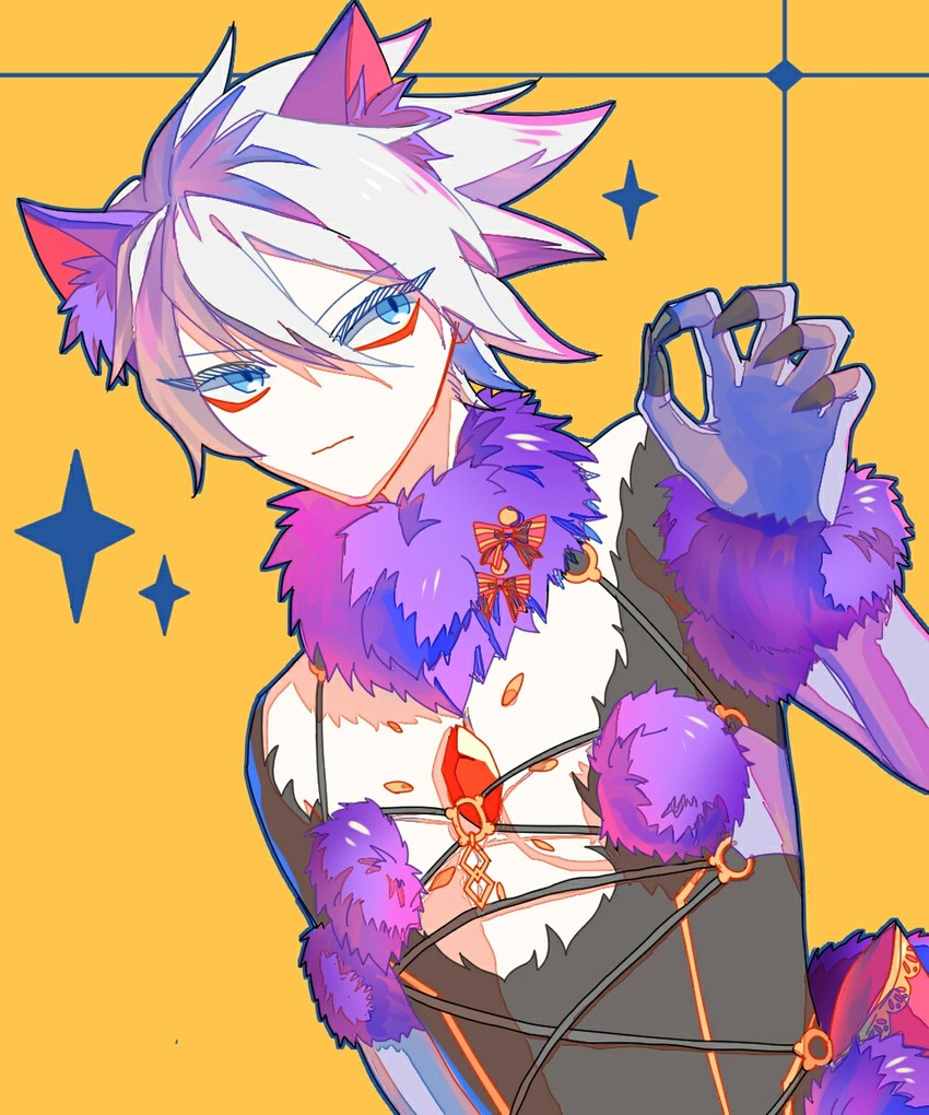mash kyrielight and karna (fate and 1 more) drawn by yoshino_(rabb96824)