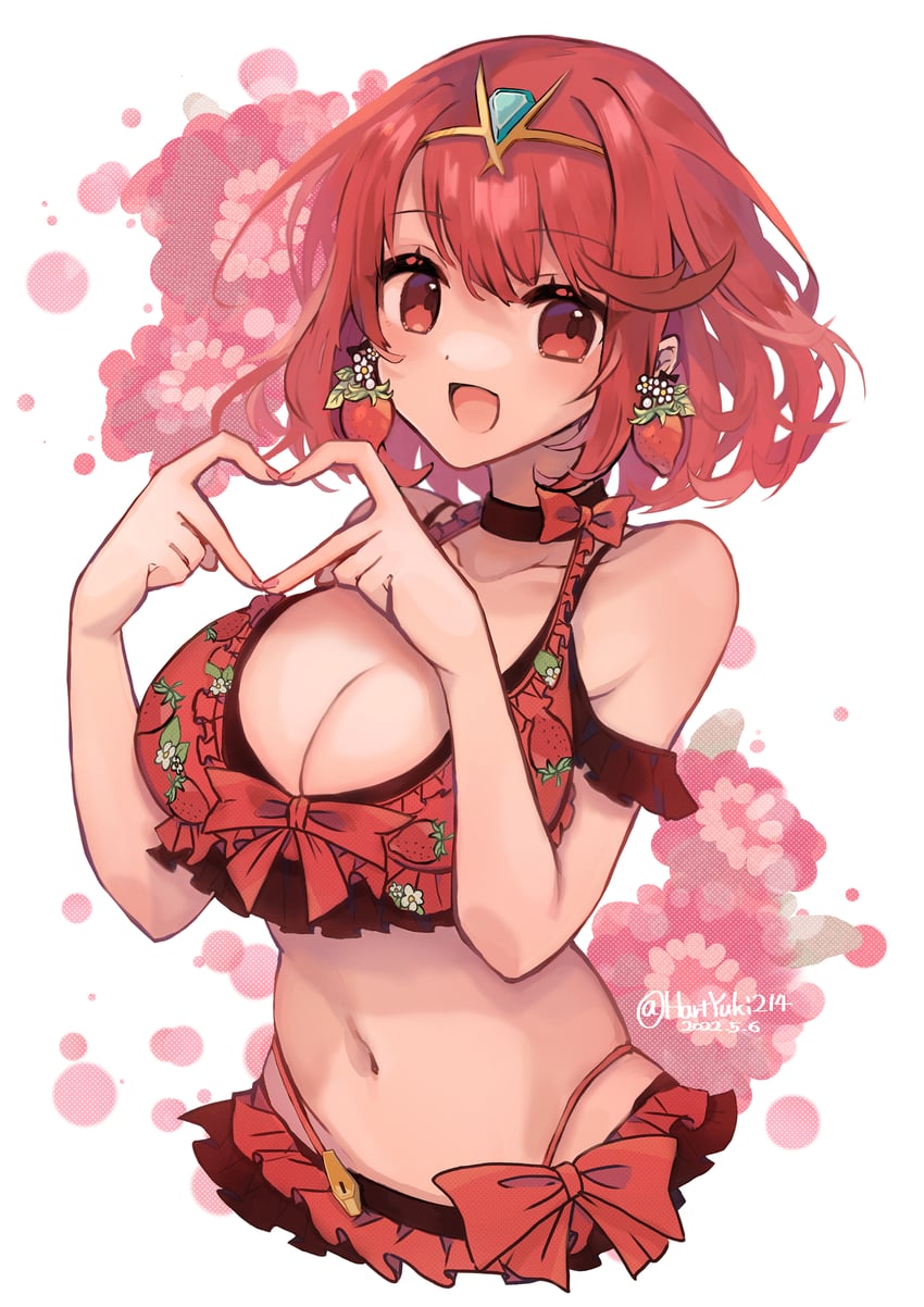 pyra (xenoblade chronicles and 1 more) drawn by haruto_yuki