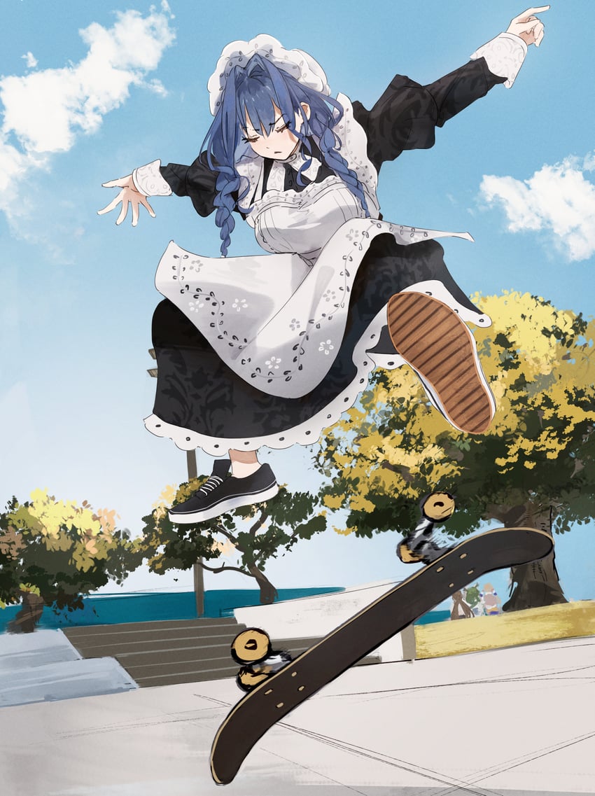 ouro kronii, nanashi mumei, ceres fauna, and tsukumo sana (hololive and 1 more) drawn by malvar