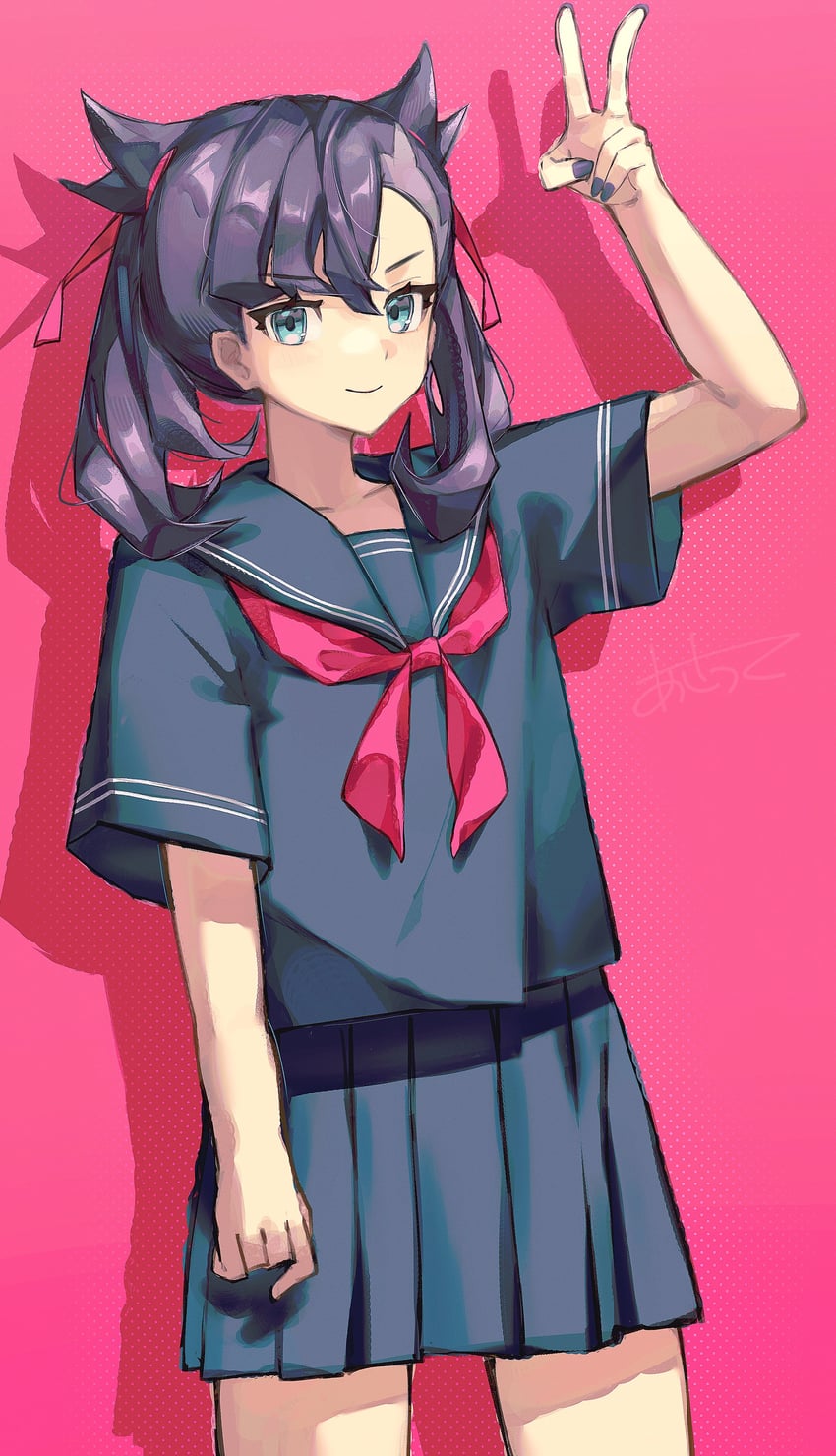 marnie (pokemon and 1 more) drawn by asatte_3z