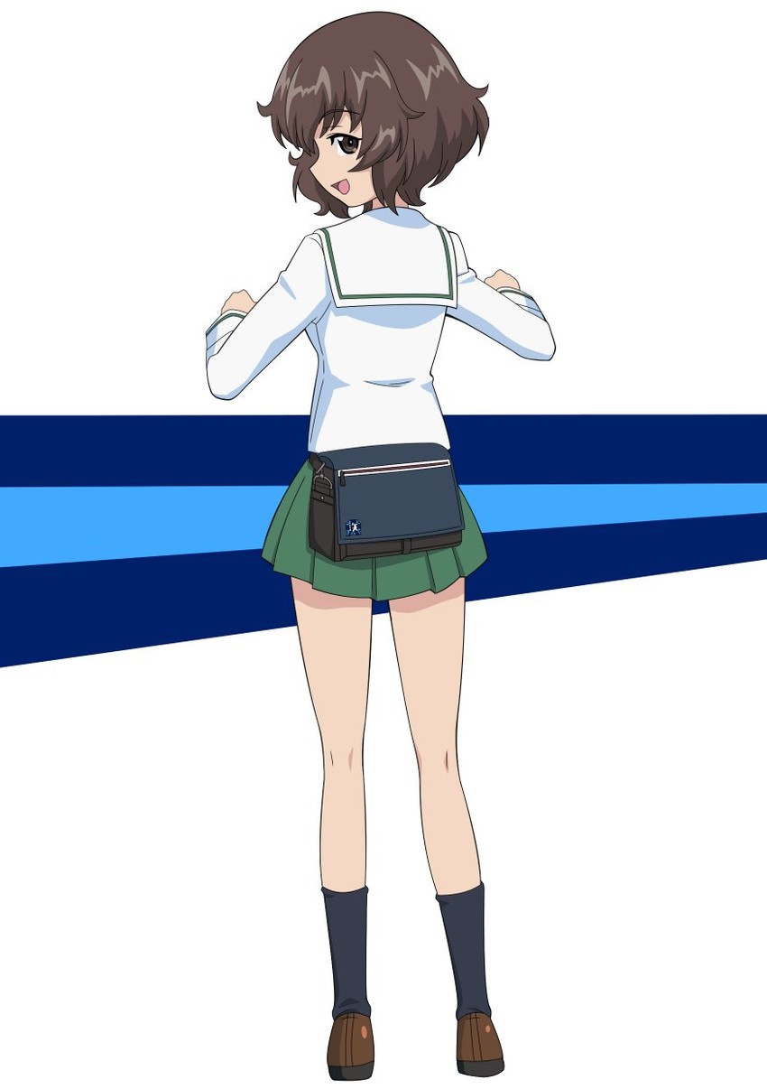 akiyama yukari (girls und panzer) drawn by nao_(nao_puku777)