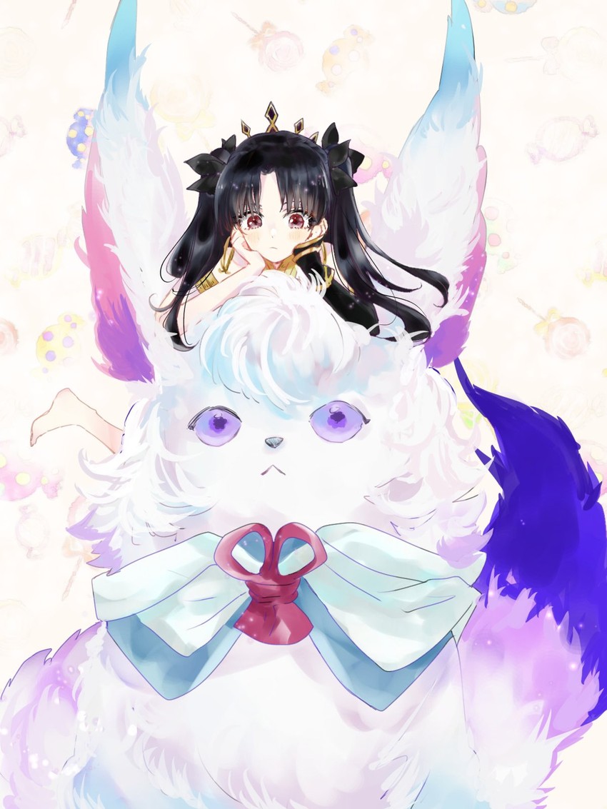 ishtar and fou (fate and 1 more) drawn by asa_(1asa-0-asa1)