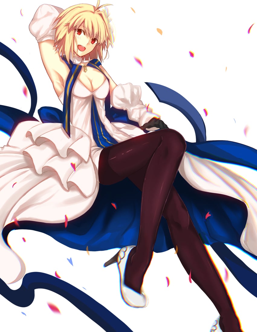 arcueid brunestud (fate and 1 more) drawn by iro_(sekaixiro)