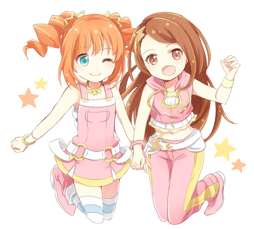 minase iori and takatsuki yayoi (idolmaster) drawn by uzuki_(sxk_uxk)