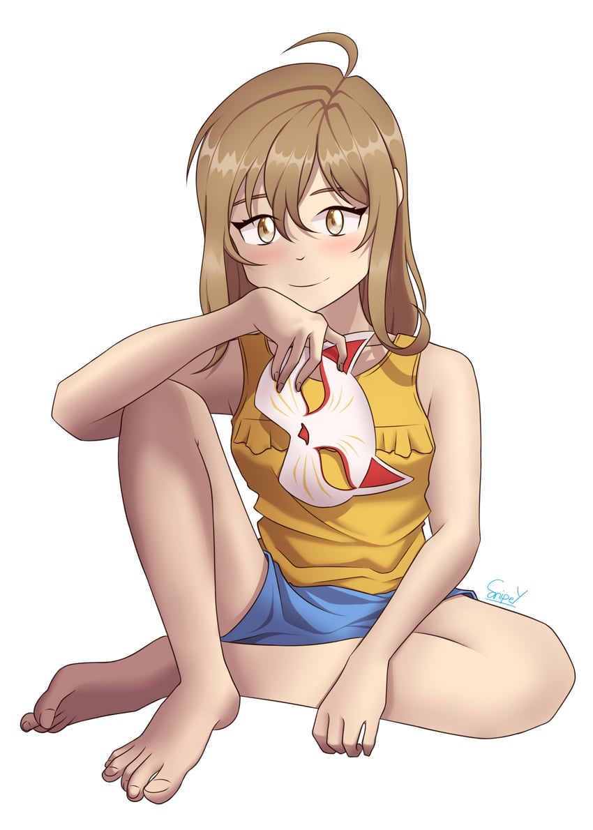 sasaki miyo (nakitai watashi wa neko wo kaburu) drawn by snipeyartz