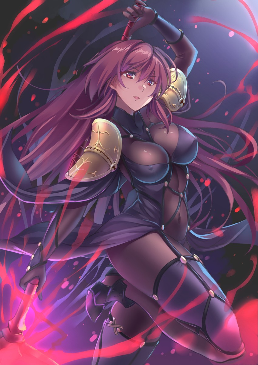 scathach (fate and 1 more) drawn by a-na