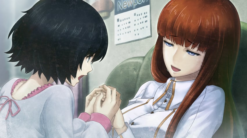 shiina mayuri and shiina kagari (steins;gate and 1 more) drawn by huke