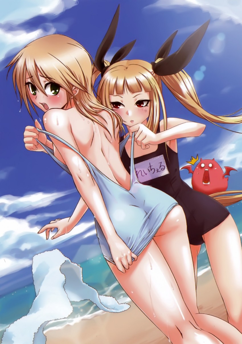 noel vermillion, rachel alucard, and gii (blazblue and 1 more)
