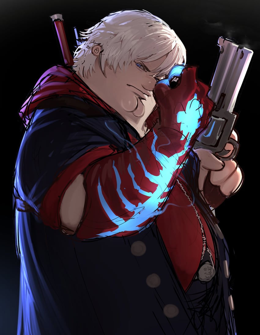 nero and peter griffin (devil may cry and 2 more) drawn by kowai_(iamkowai)
