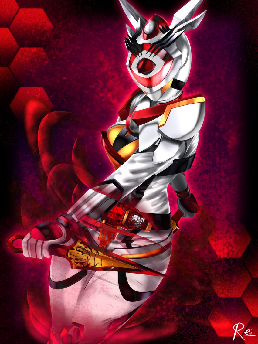 kamen rider aguilera (kamen rider and 1 more) drawn by reiei_8
