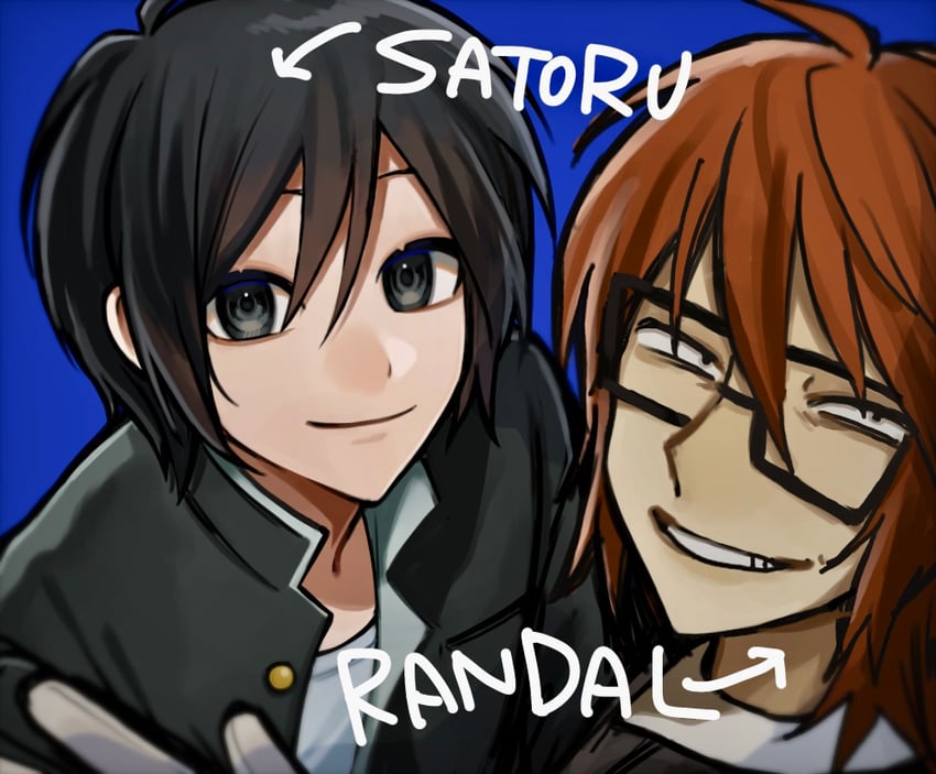 randal ivory and tsukada satoru (randal's friends) drawn by tazimaharu_0503
