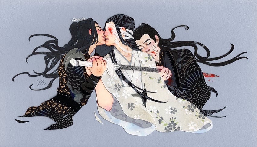 xue yang, xiao xingchen, and song lan (modao zushi and 1 more) drawn by yutaan