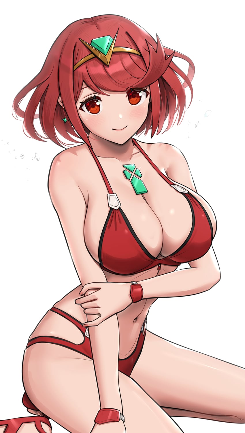 pyra (xenoblade chronicles and 2 more) drawn by gonzarez
