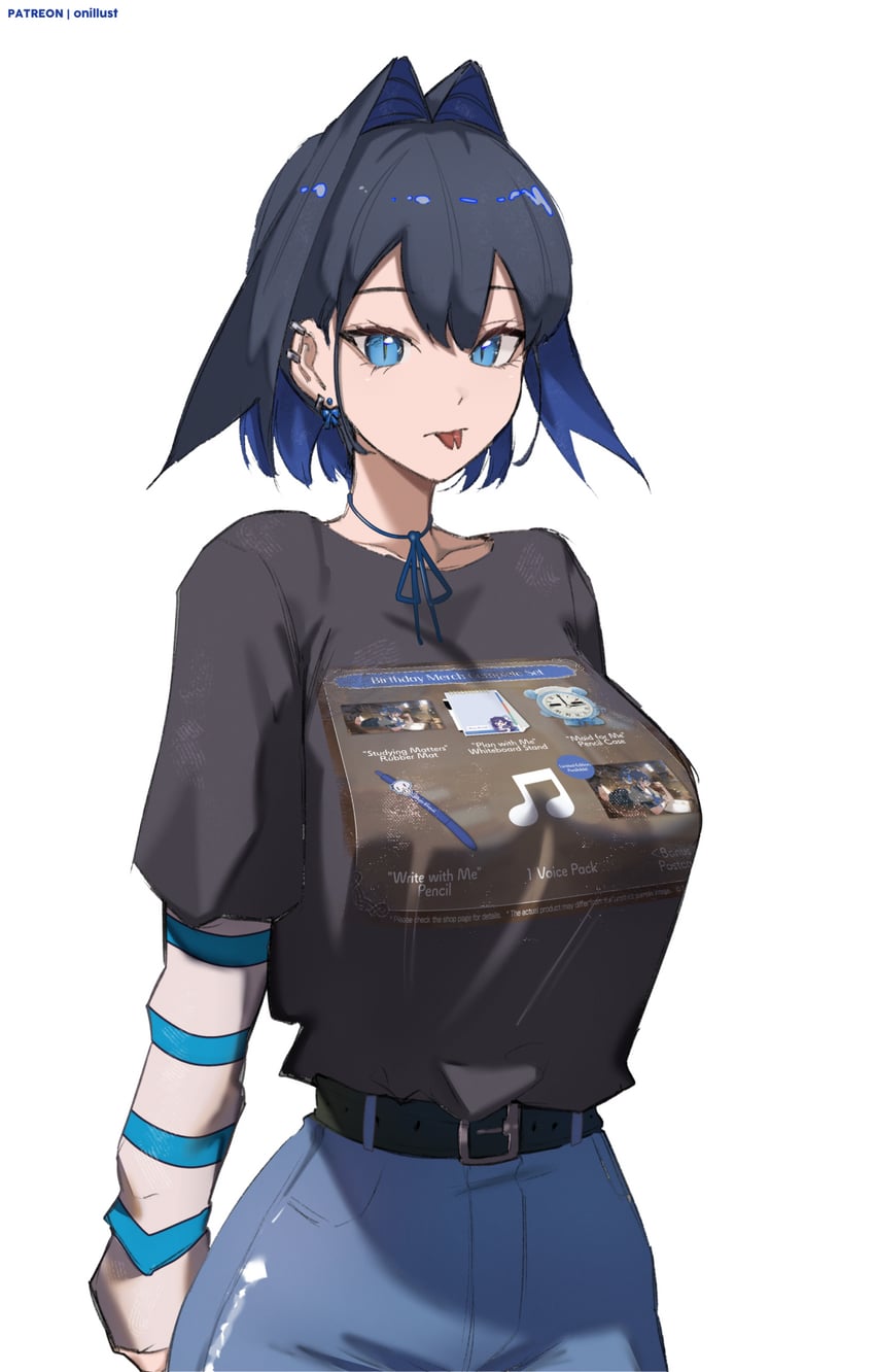 ouro kronii (hololive and 1 more) drawn by o22no