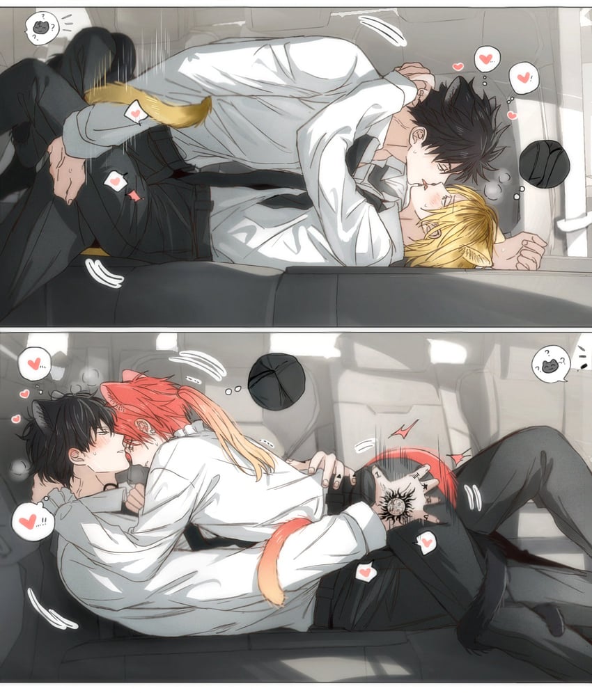 kuroo tetsurou and kozume kenma (haikyuu!! and 1 more) drawn by yoon_(dmsco1803)