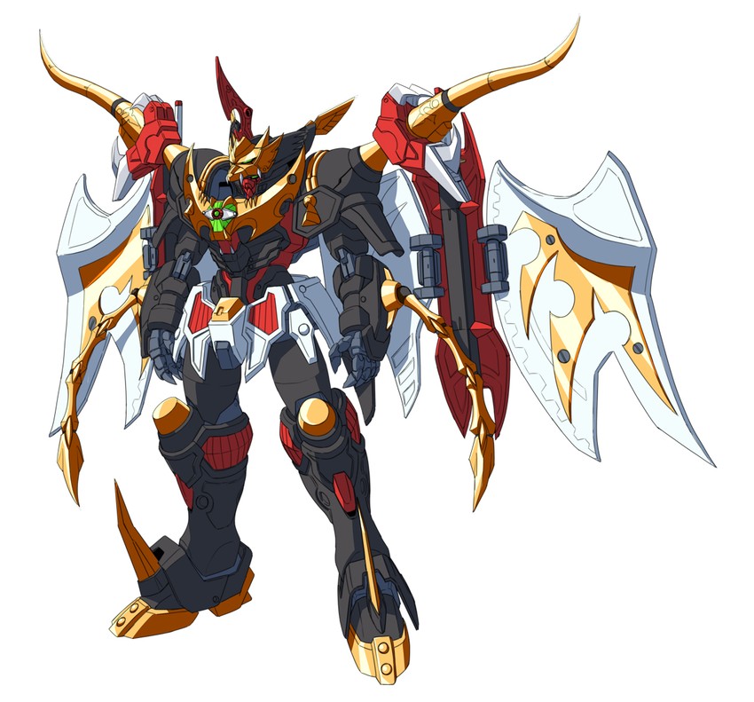 master gundam and master daishogun (gundam and 3 more) drawn by sukekiyo56