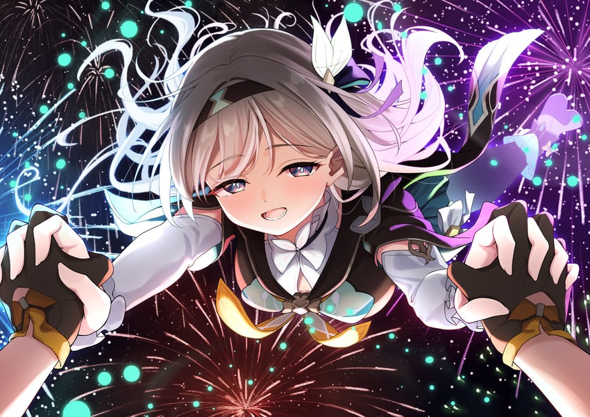 trailblazer, firefly, and stelle (honkai and 1 more) drawn by syurimp
