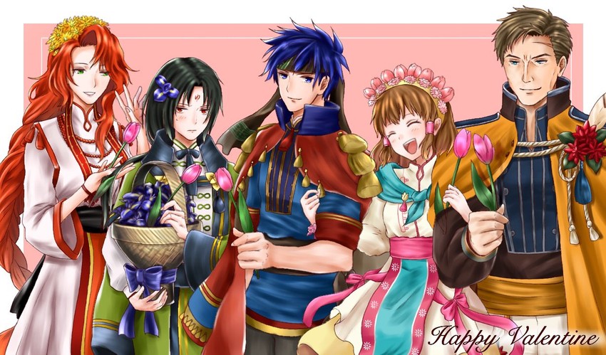 ike, soren, mist, titania, and greil (fire emblem and 2 more) drawn by aplche