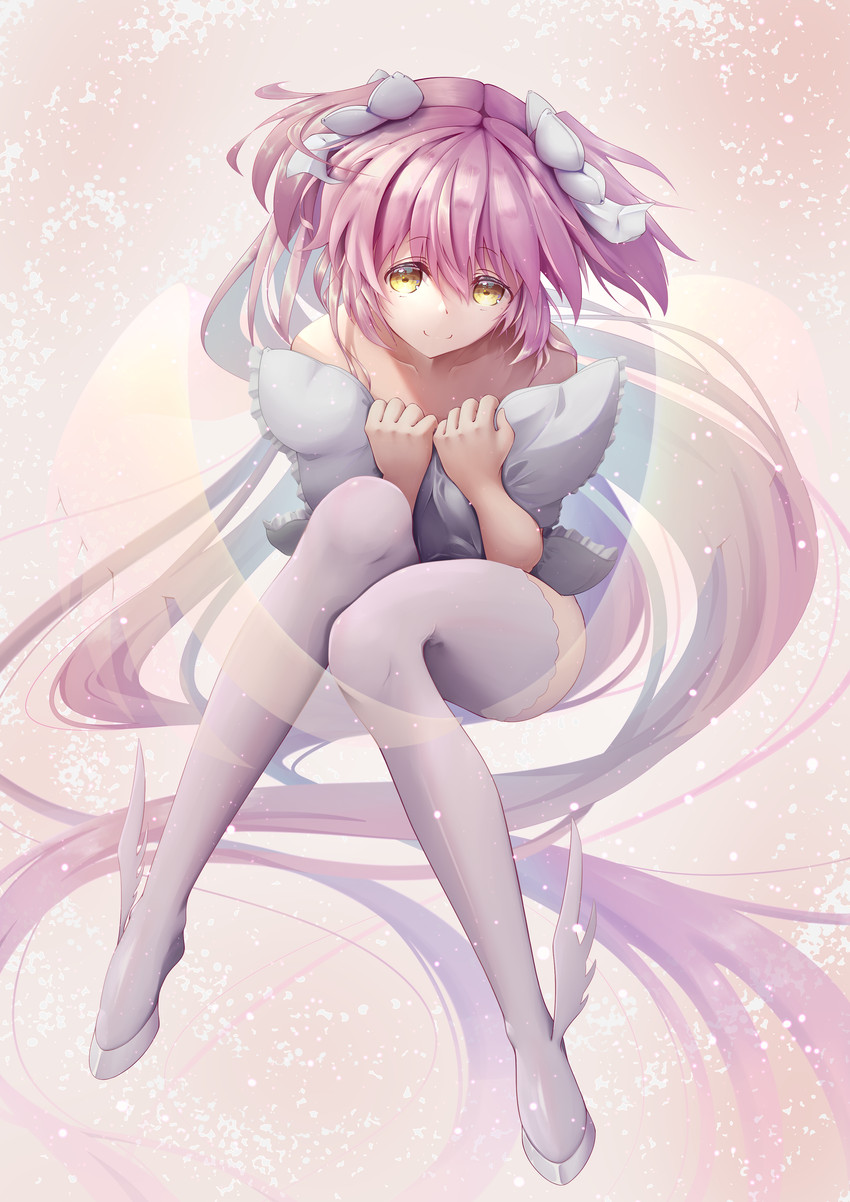 kaname madoka and ultimate madoka (mahou shoujo madoka magica) drawn by mesarei