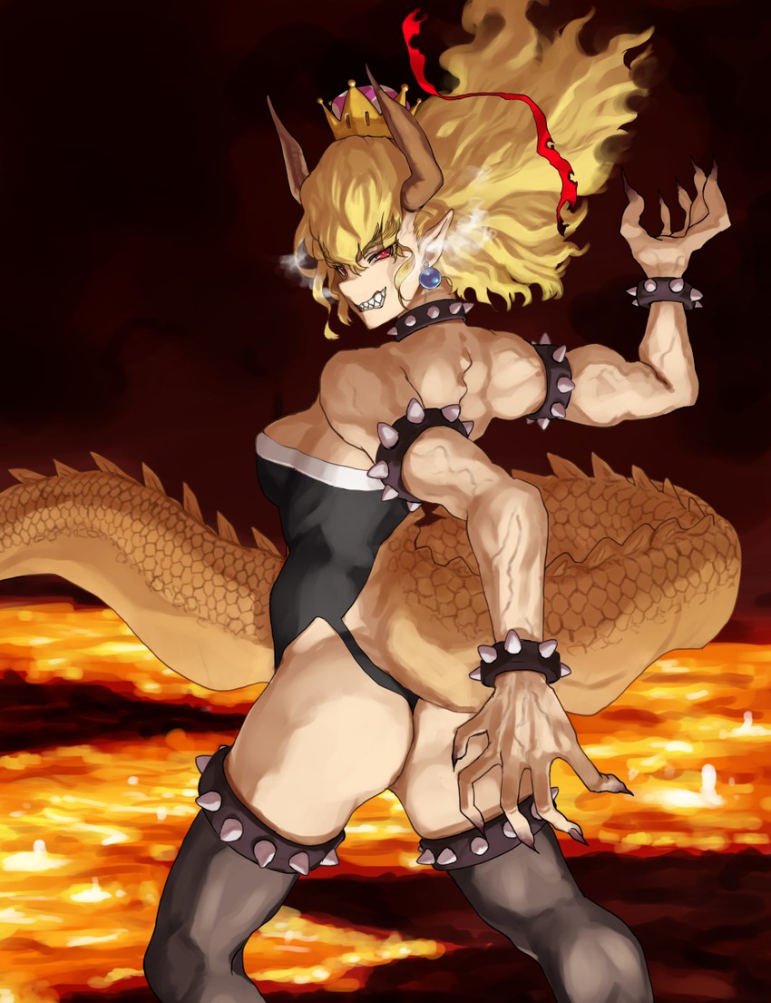 bowsette (mario and 1 more) drawn by nimuno_(munimuni)