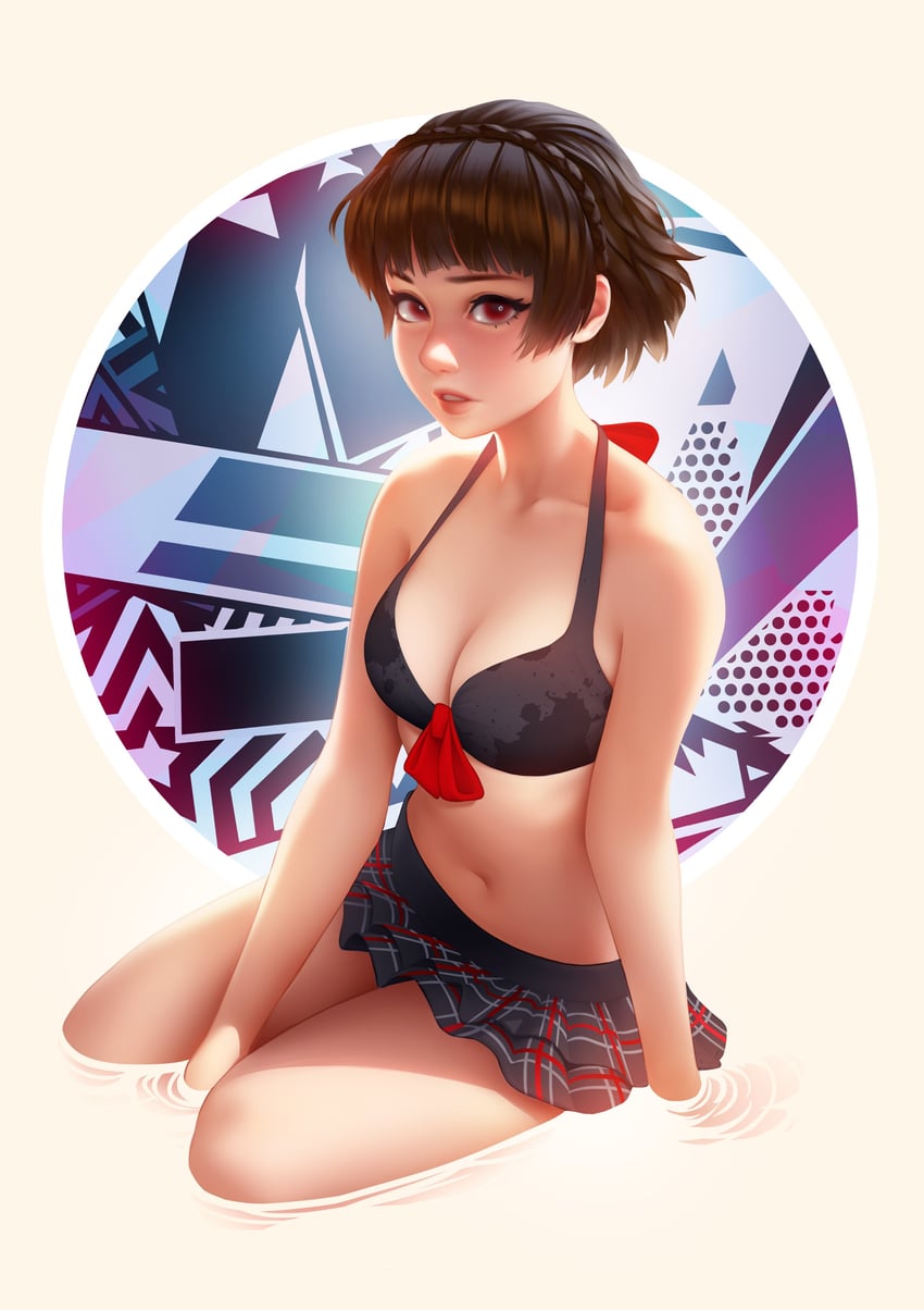 niijima makoto (persona and 3 more) drawn by tsuaii