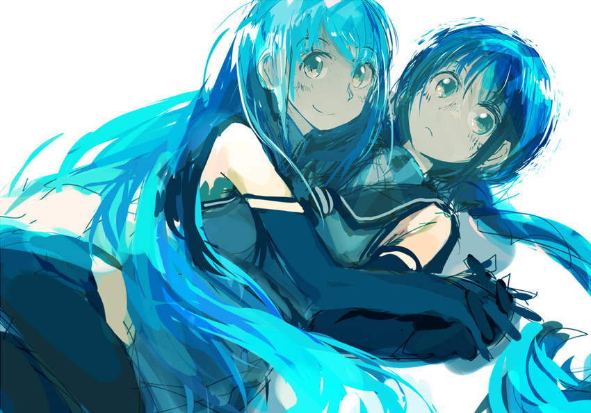 samidare and suzukaze (kantai collection) drawn by custom_(cus-tom)