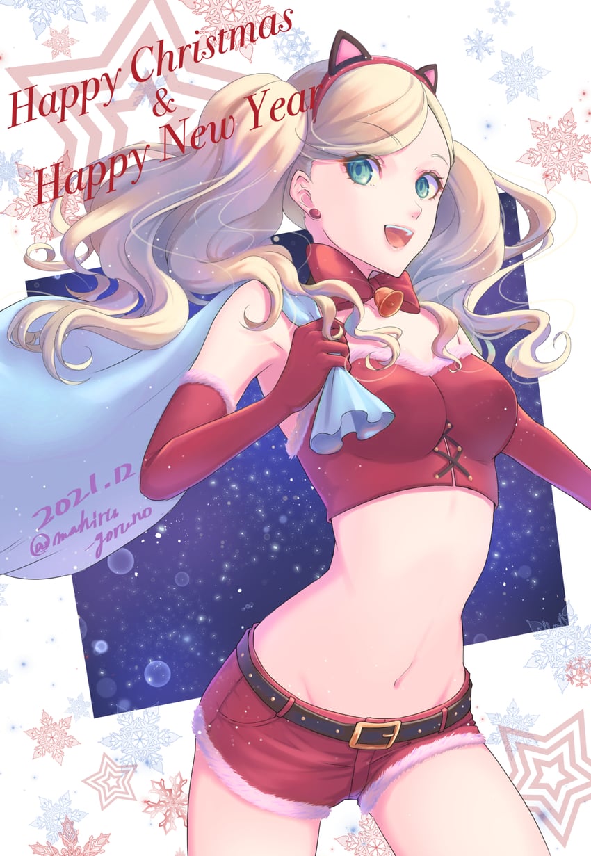 takamaki anne (persona and 1 more) drawn by yoruno_mahiru