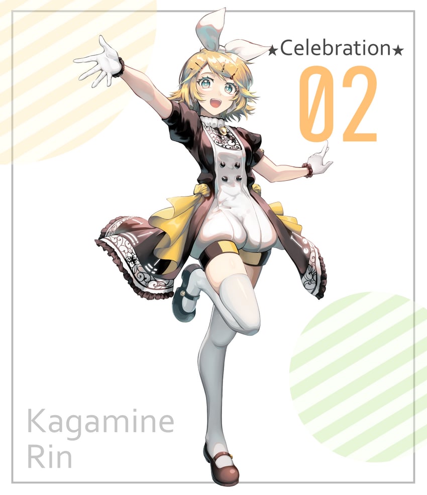 kagamine rin (vocaloid) drawn by saihate_(d3)