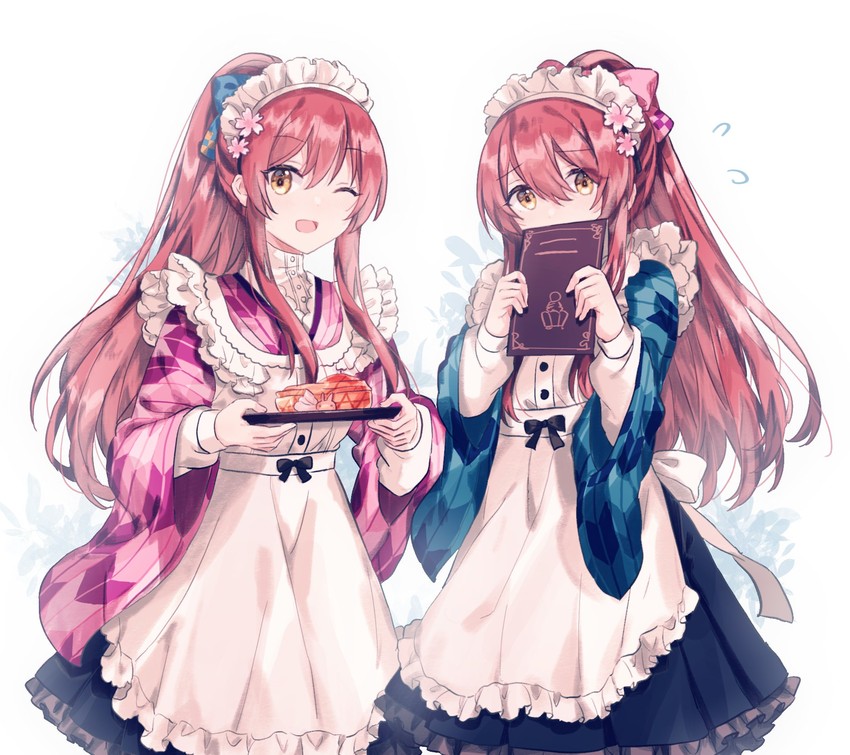 osaki amana and osaki tenka (idolmaster and 1 more) drawn by migolu