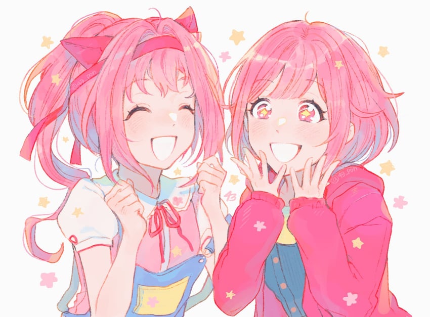 haru urara and ootori emu (umamusume and 1 more) drawn by 43_pon