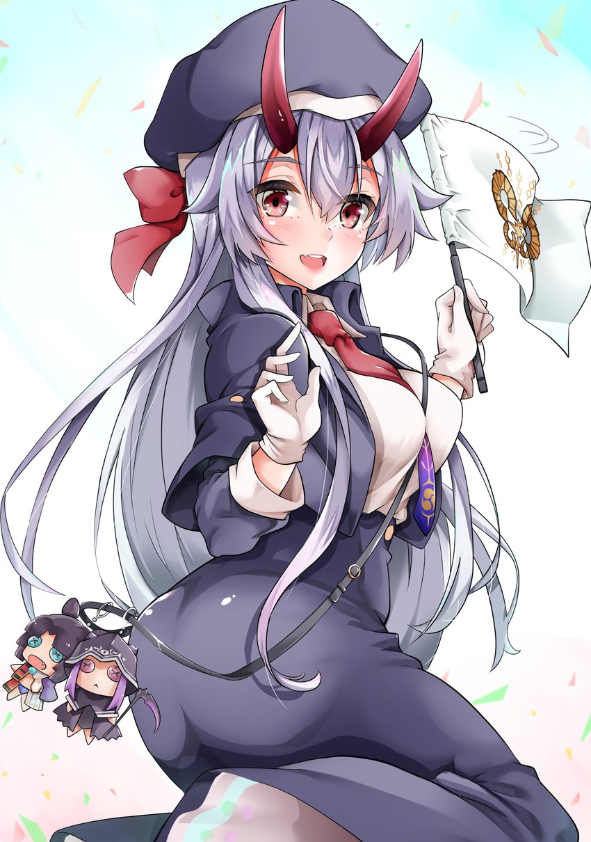 medusa, tomoe gozen, and ushiwakamaru (fate and 1 more) drawn by sezok