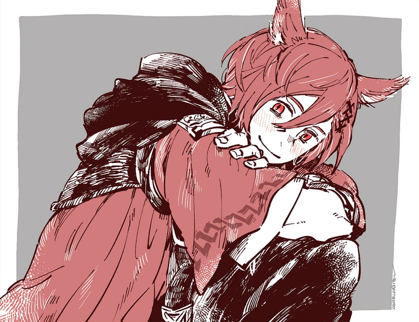 g'raha tia (final fantasy and 1 more) drawn by itowo_(itowc)