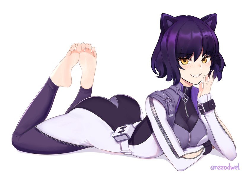 blake belladonna (rwby) drawn by rezodwel