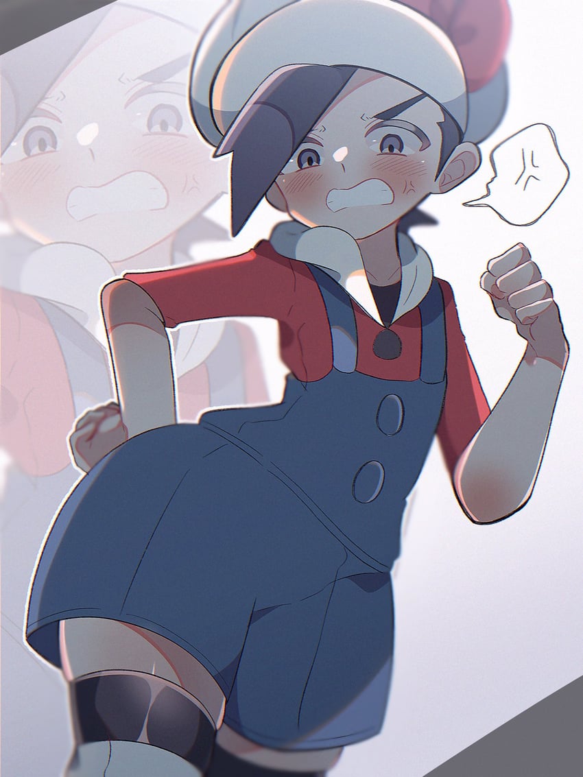 ethan and lyra (pokemon and 1 more) drawn by kinu_(kinuhoshizora21)