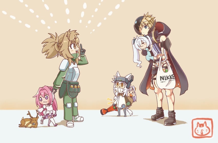 cinderella, dorothy, snow white, modernia, grave, and 2 more (goddess of victory: nikke) drawn by stupidleon2