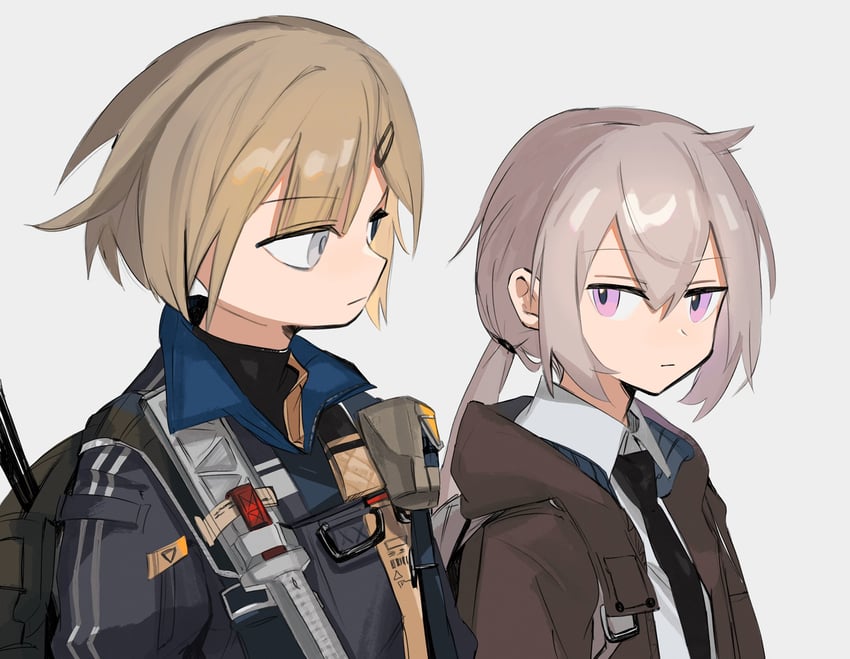 m200 and mg338 (girls' frontline) drawn by chesed_(uporyz)
