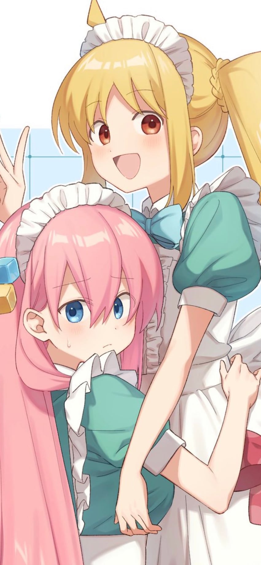 gotoh hitori and ijichi nijika (bocchi the rock!) drawn by kurosuke_(sk_tsu96)